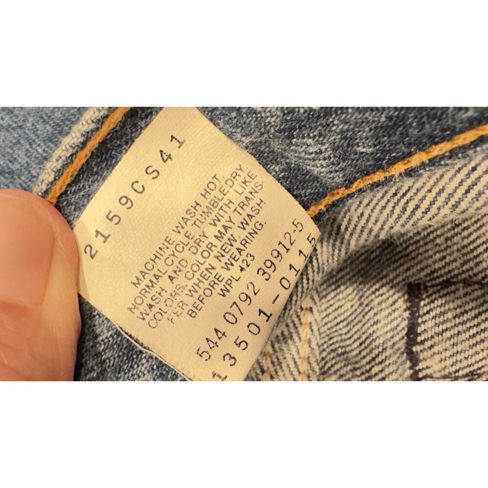 VTG Levi's‎ Jeans Womens 24 hight rise Tapered Button Fly Mom 13501-0658 90s - Picture 5 of 12